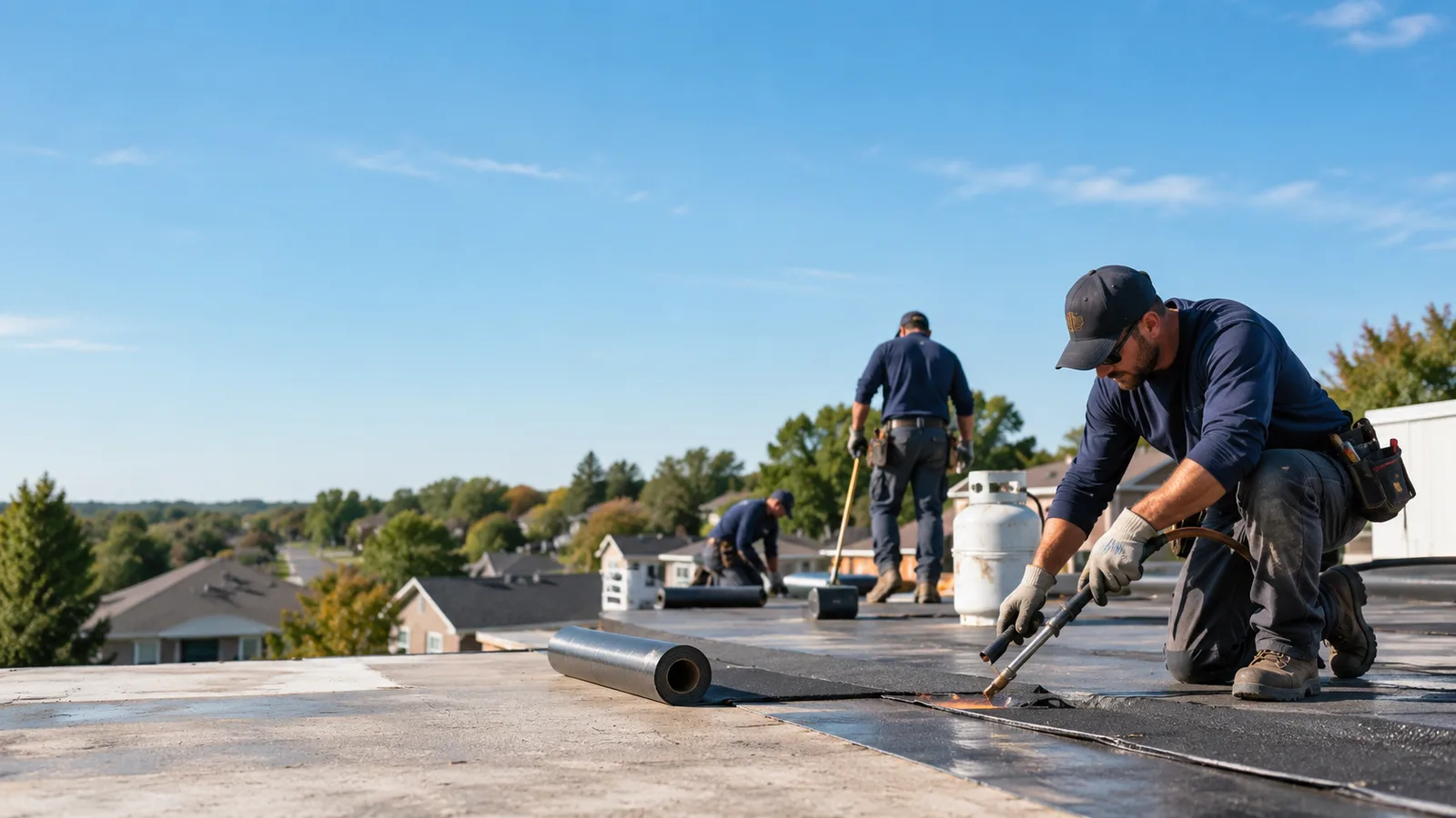 Flat Roof Leak Repair providers in Carbon, IN